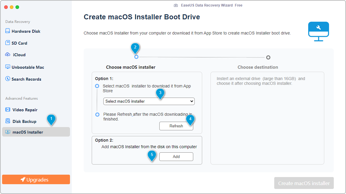 macOS-Installer herunterladen