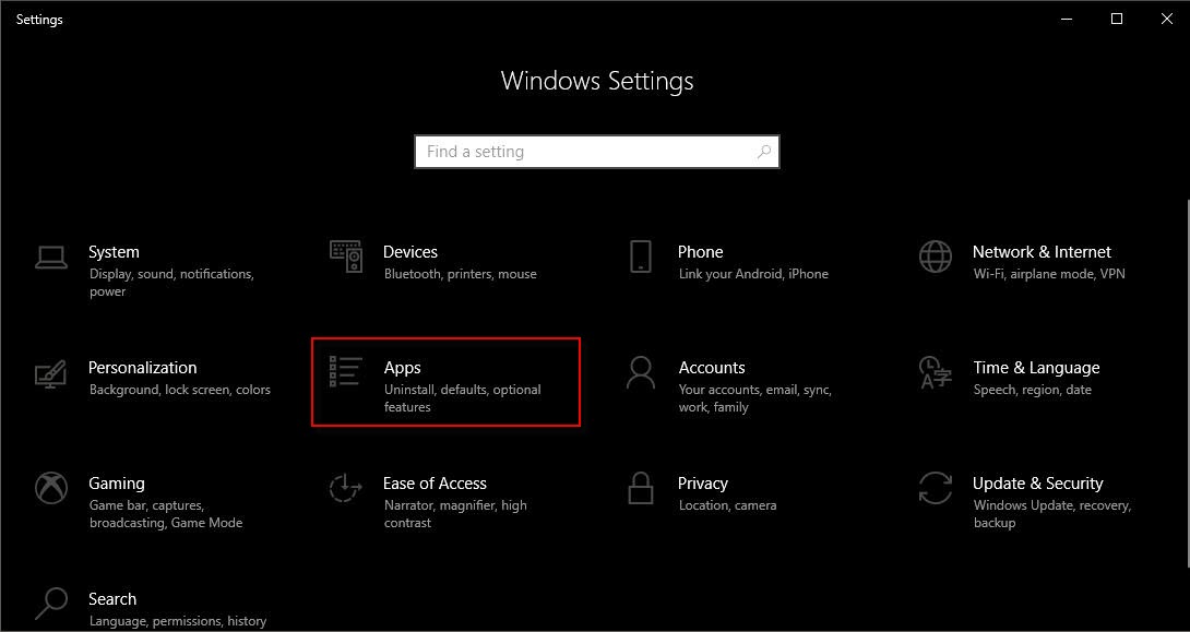 Change settings for installing App from Windows Store