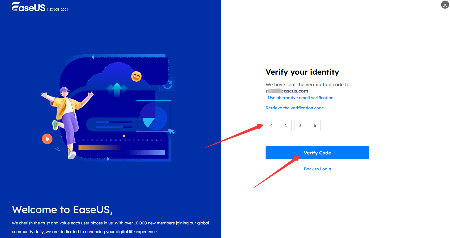 How to Register an EaseUS Account for Order Management